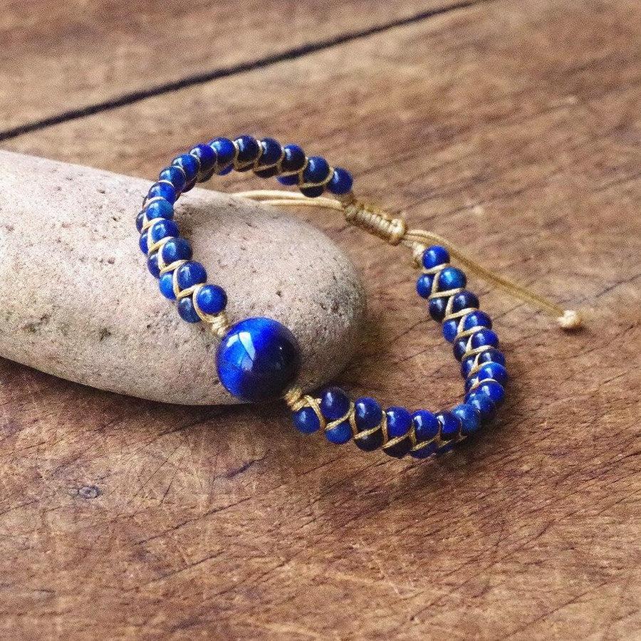 Vue latérale du bracelet avec fermoir ajustable