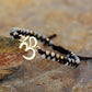 Bracelet Shamballa en amazonite avec symbole Om