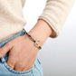 Symbole Om sur bracelet en pierres naturelles