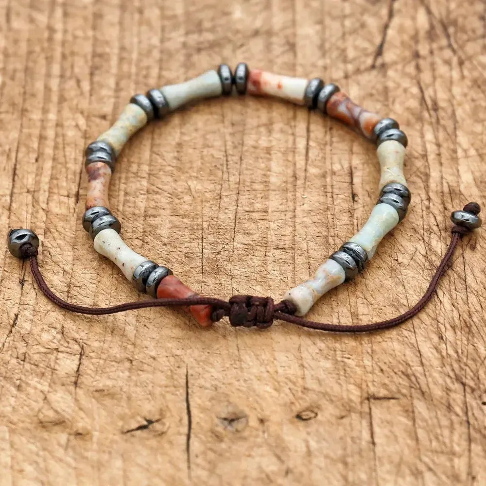 Vue latérale du bracelet avec fermoir coulissant