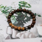 Perles de bronzite et noix de coco, bracelet tibétain élégant