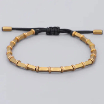 Bracelet ajustable en rouge et noir pour tous poignets