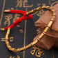Bracelet tressé à la main avec perles intercalaires