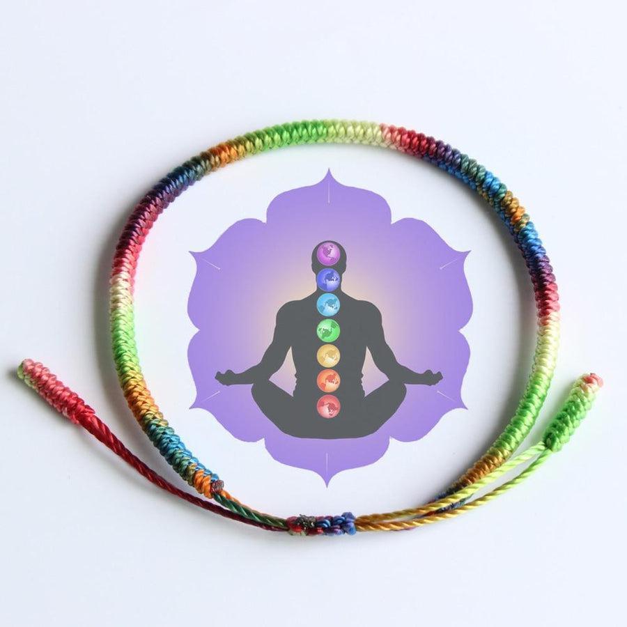 Vue d'ensemble du bracelet artisanal tibétain