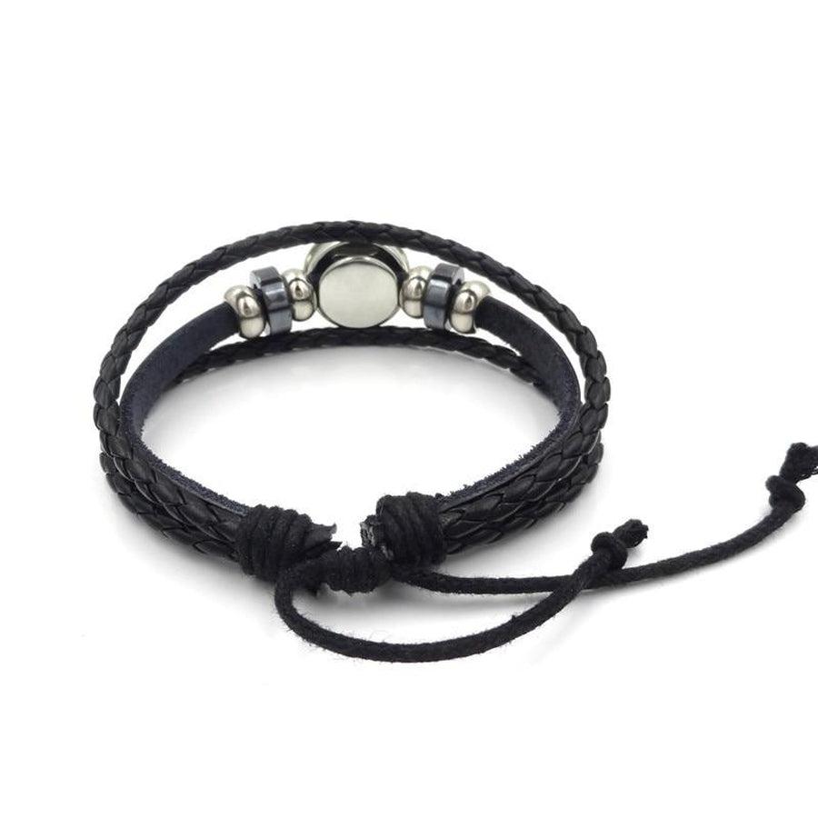 Vue latérale du bracelet avec chaîne d'extension