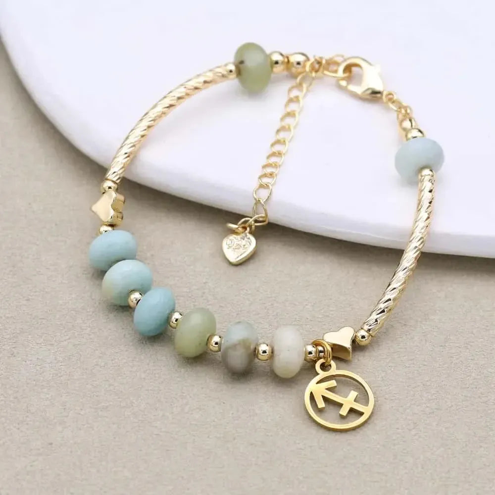 Bracelet élégant en amazonite, idéal pour le quotidien
