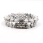 Bracelet en pierres naturelles avec Bouddha en métal