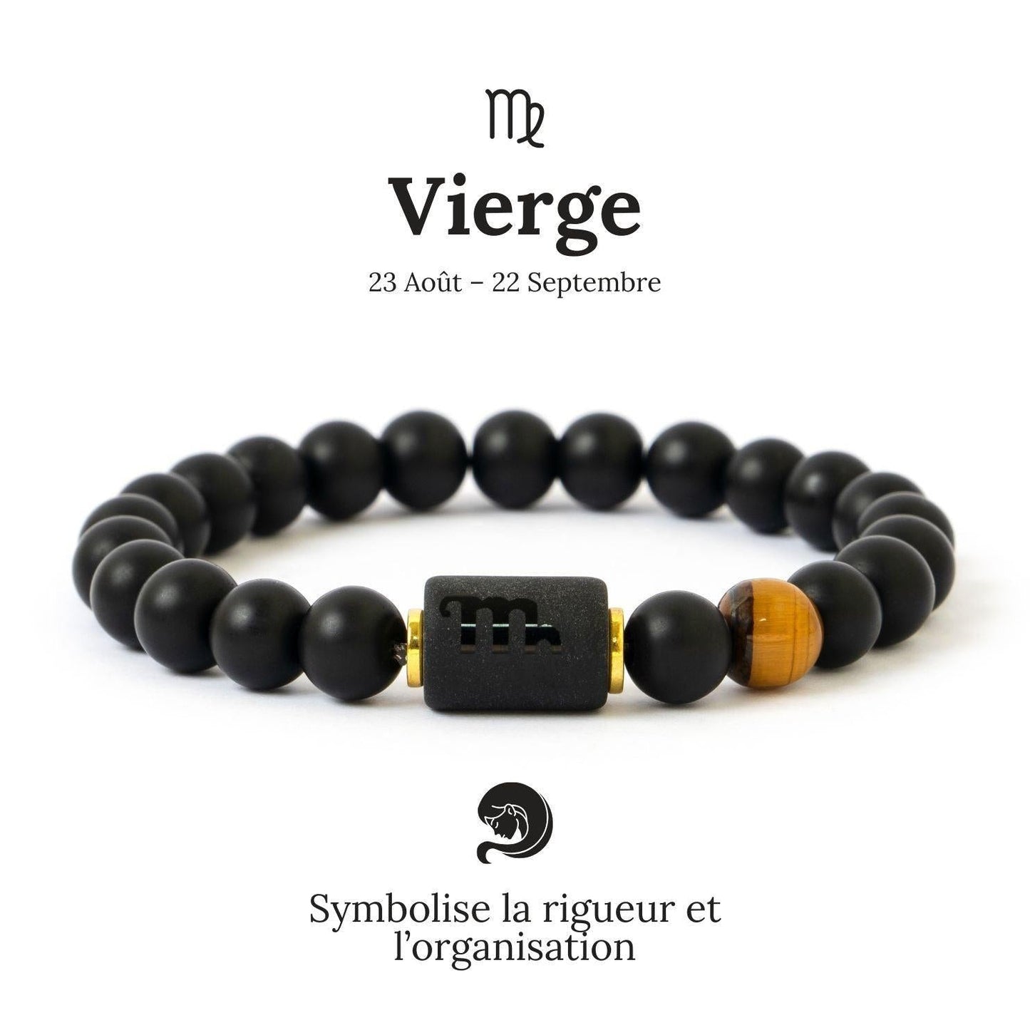 Bracelet astrologique pour Béliers, conçu pour canaliser la force intérieure
