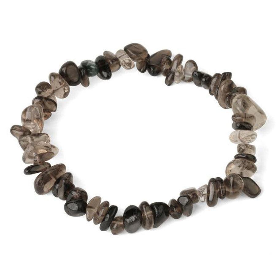 Bracelet en pierres irrégulières aux nuances de vert et jaune