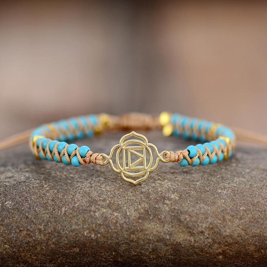 Ensemble de bracelets en turquoise et howlite, vue d'ensemble