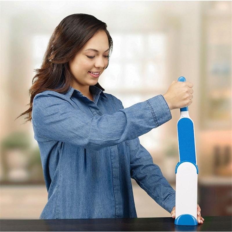 Brosse à micro-cils sur surface dure, vue de côté