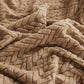 Housse polaire beige, détail de la couture extensible