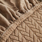 Vue d'ensemble de plusieurs coussins avec housses polaires
