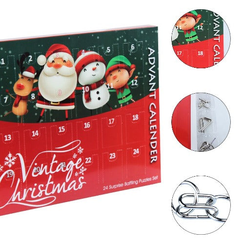 Calendrier de l'avent avec énigmes pour adultes