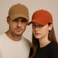 Casquette en Velours Royal casquette suedine camel rouille vue du matériau