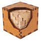 Casse-tête en bois avec pièces en forme d'escalier