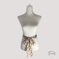 Vue d'ensemble de la ceinture foulard satinée
