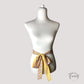 Vue détaillée de la ceinture foulard réversible bohème