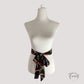 Vue d'ensemble de la ceinture foulard satinée