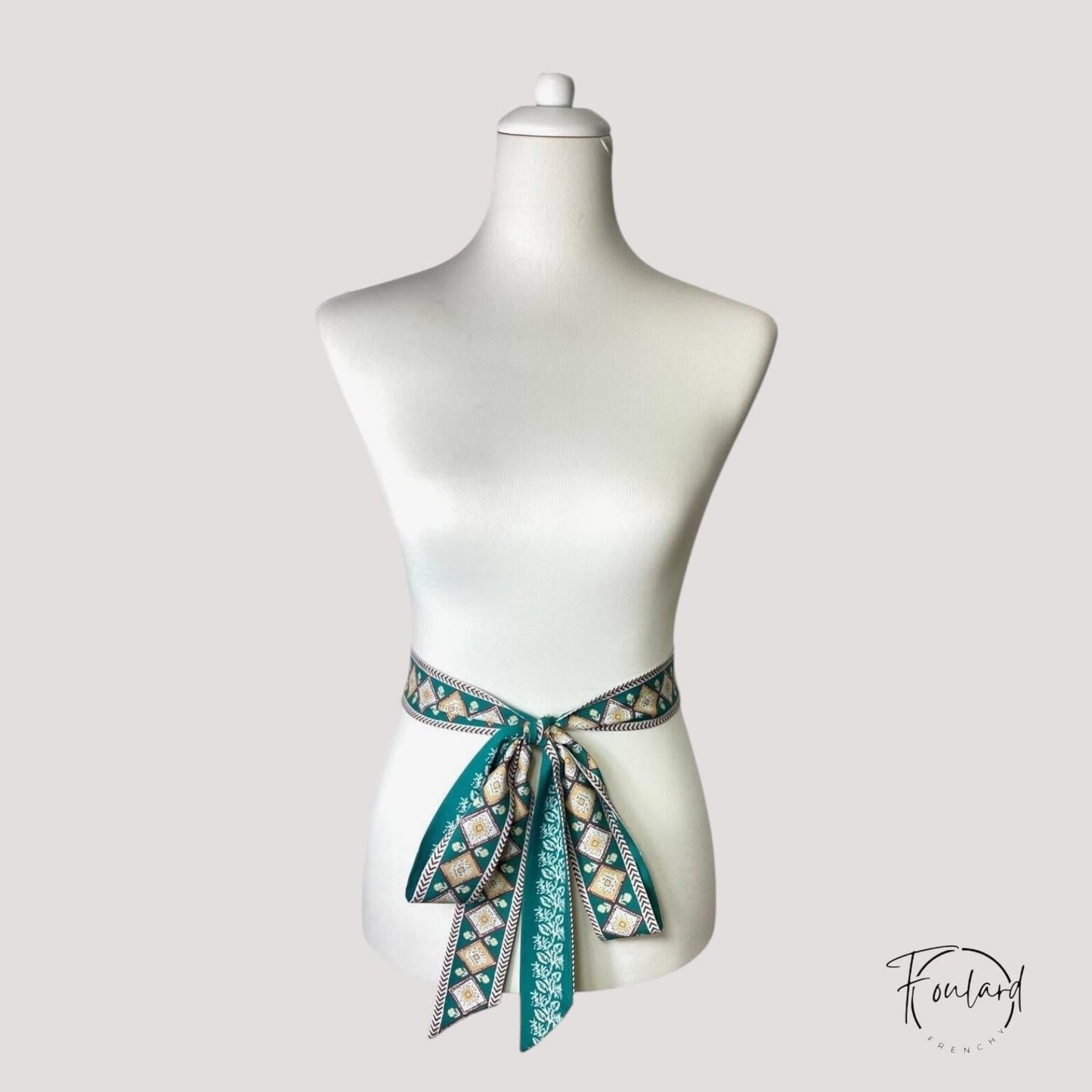 Vue rapprochée du tissu doux et imprimé