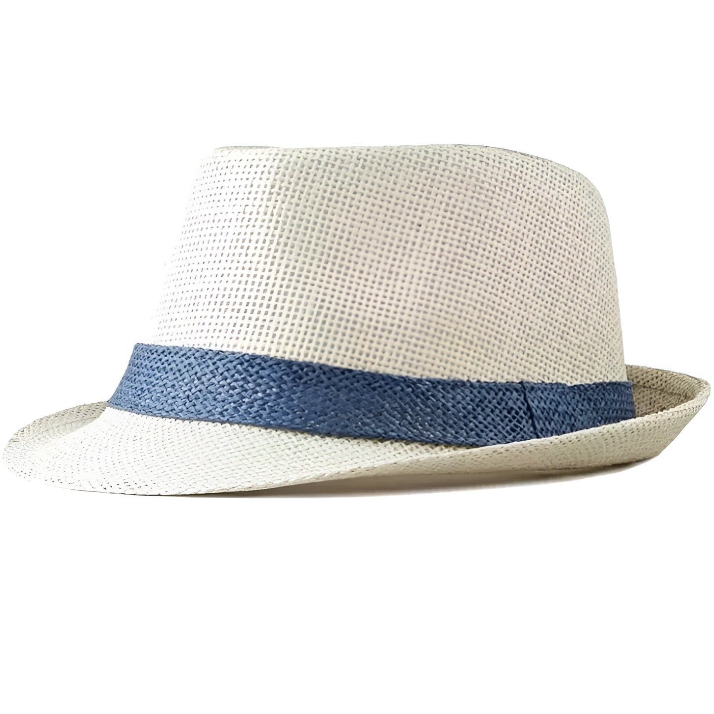 Chapeau de paille avec détails en dentelle sur le bord