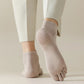 Lot de chaussettes à orteils en coton gris clair