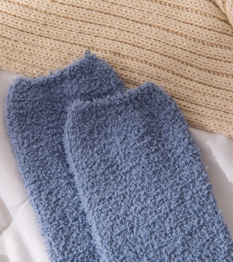 Vue latérale des chaussettes en laine Pilou Pilou