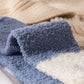 Chaussettes chaudes avec détails de couleur grise