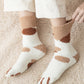 Chaussettes mi-mollet en Pilou Pilou avec motif chat mignon
