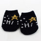 Chaussettes bébé colorées avec motif animalier