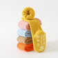 Chaussettes enfant, couleur rose, couvrant la cheville