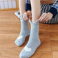 Chaussettes chaudes pour femme avec motifs mignons de chat