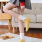 Vue de côté des chaussettes en Pilou Pilou douces
