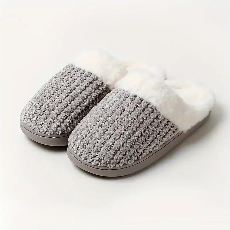 Chaussons confortables avec doublure blanche en Pilou Pilou