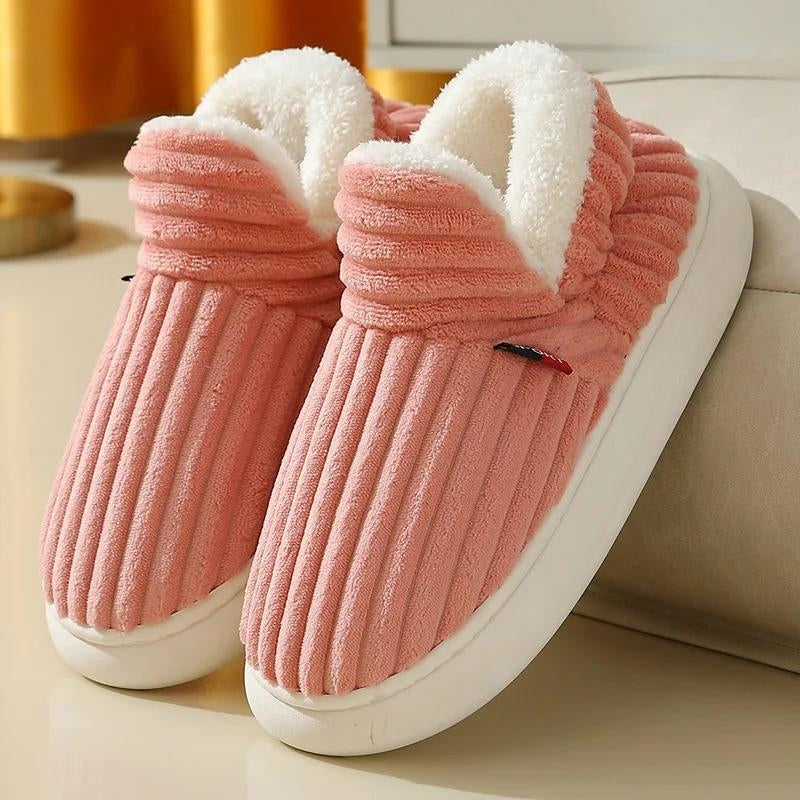 Chaussons d'hiver rose en Pilou Pilou pour femme