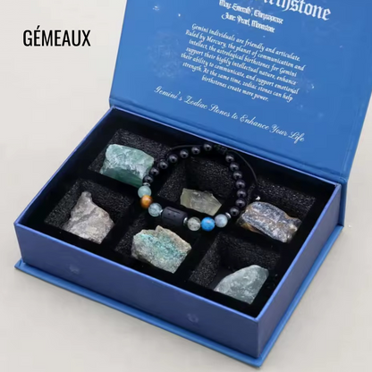 Coffret Astrologique Pierres Naturelles coffret astrologique bracelet pierres présentation du produit vue 24