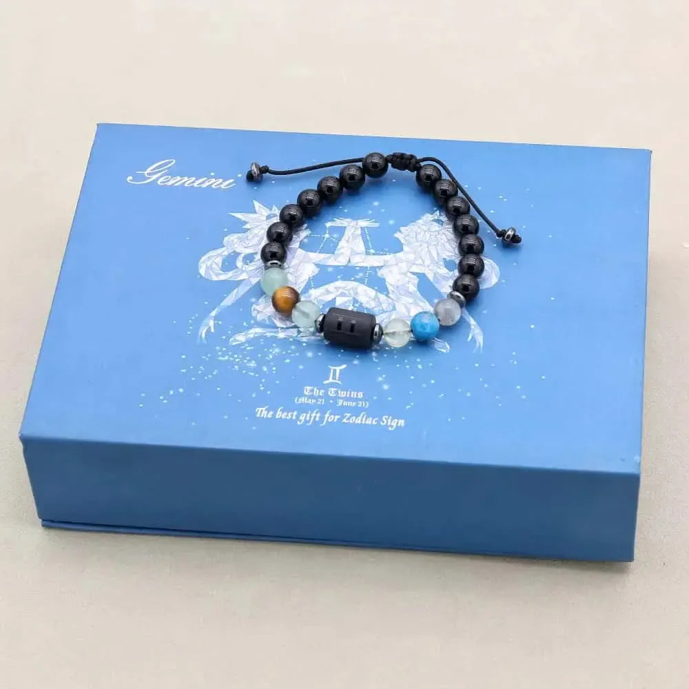 Coffret Astrologique Pierres Naturelles coffret astrologique bracelet pierres vue de détail vue 13