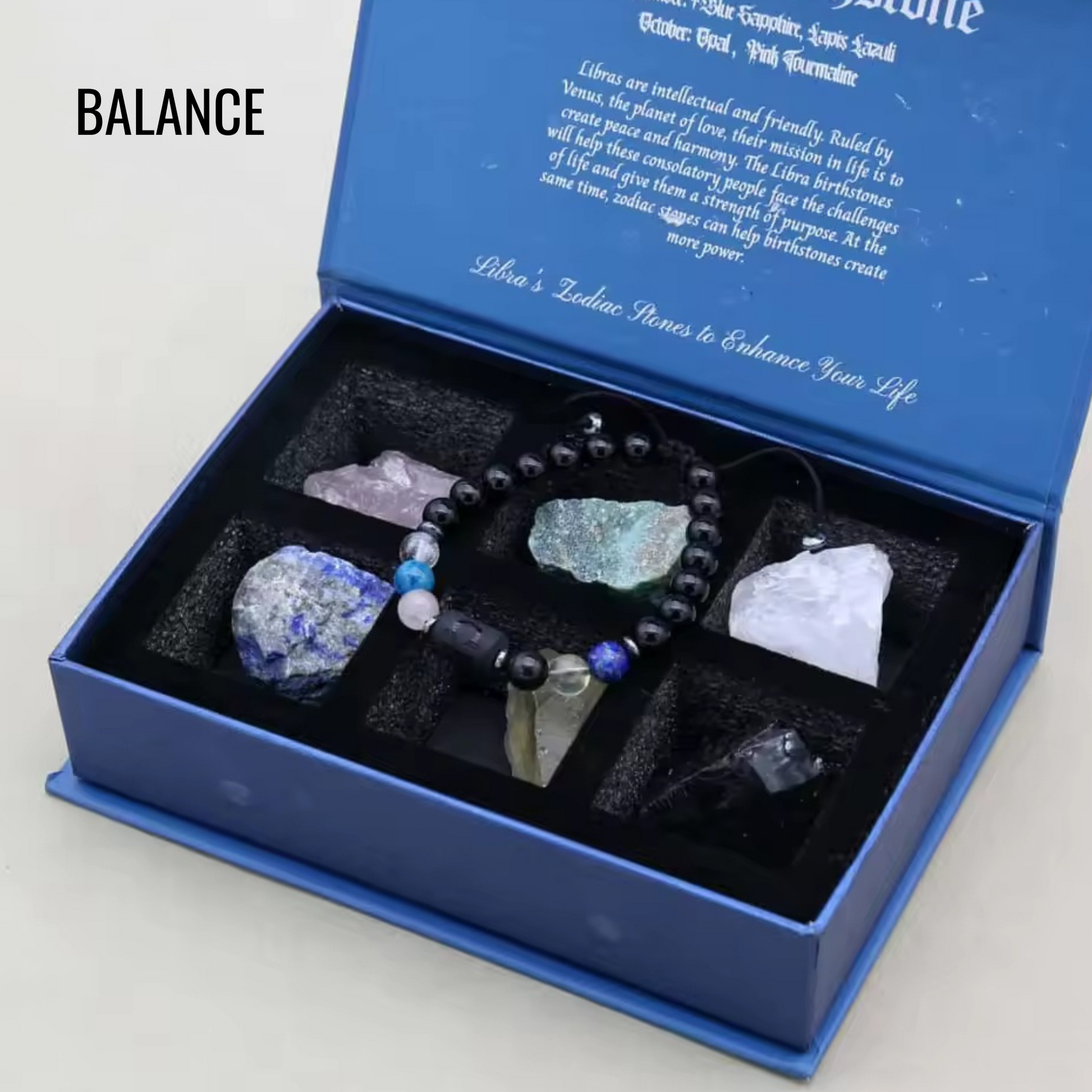 Coffret Astrologique Pierres Naturelles coffret astrologique bracelet pierres vue rapprochée vue 20
