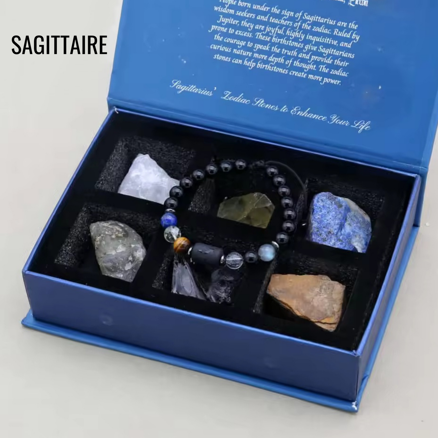 Coffret Astrologique Pierres Naturelles coffret astrologique bracelet pierres finitions visibles vue 23