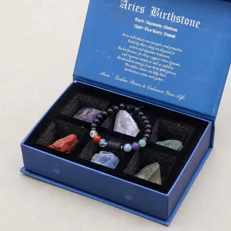Coffret Astrologique Pierres Naturelles coffret astrologique bracelet pierres finitions visibles vue 15