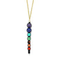 Vue d'ensemble du collier réglable 7 chakras