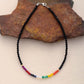 Collier complet avec pierres de jaspe, agate et autres