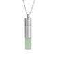 Collier en fluorite, flacon pour huiles, vue d'ensemble