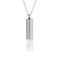 Collier en quartz rose, flacon pour parfums, design raffiné