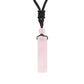 Collier Pendentif Pierre Tube collier pendentif forme tube vue de détail