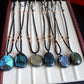 Collier en labradorite, pierre aux reflets irisés distinctifs