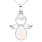 Vue rapprochée du pendentif avec pierre ambrée
