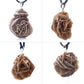 Collier unisexe avec pierre Rose du Désert naturelle