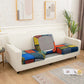 Housse de coussin extensible avec motif floral coloré
