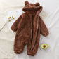 Combinaison marron Pilou Pilou avec capuche et oreilles